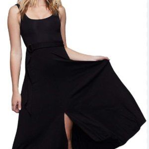 Good American Women's Belted Open Front Swing Tank Dress